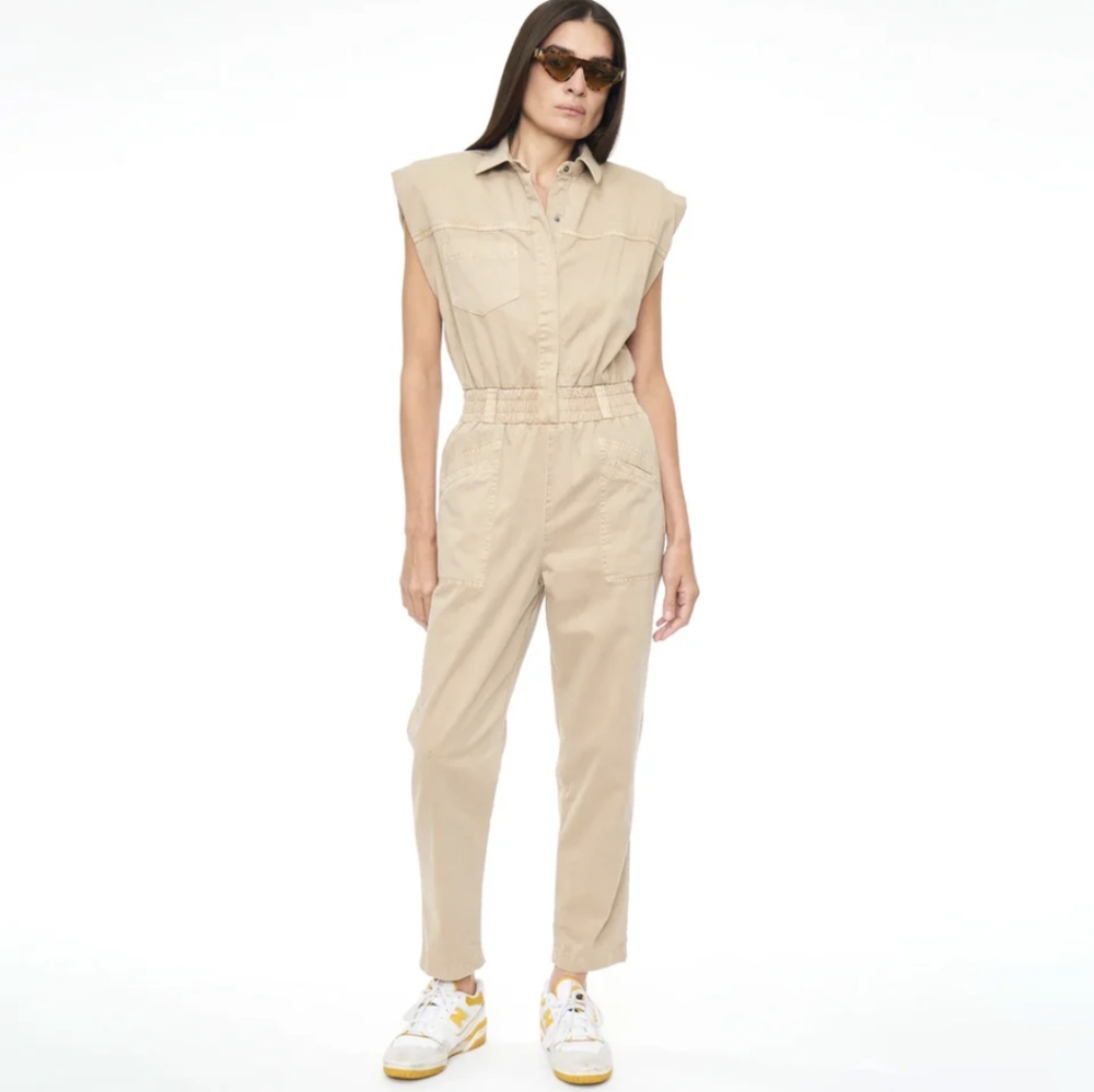 Rosie Shoulder Pad Jumpsuit